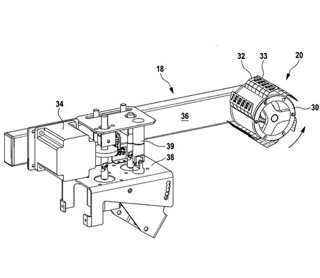 Schematische Darstellung einer Feinarbeit-Maschine